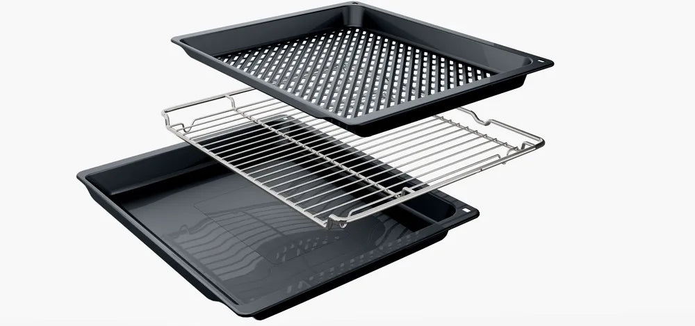 Фурна за вграждане BOSCH HBG536ES4, 71 л, EcoClean Direct Plus, Хидролитичен