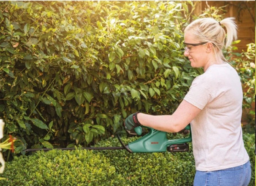 Акумулаторен храсторез Bosch - EasyHedgeCut, 18V-45, 2 Ah, 124 min, 2400 spm