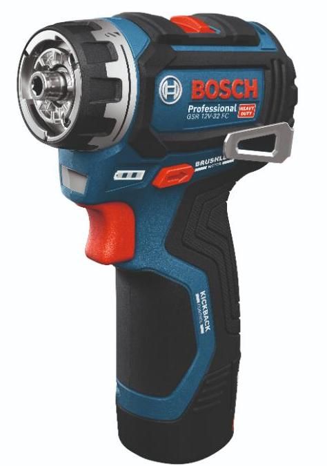 Акумулаторен винтоверт Bosch - Professional, GSR 12V-32 FC, с батерии и куфар