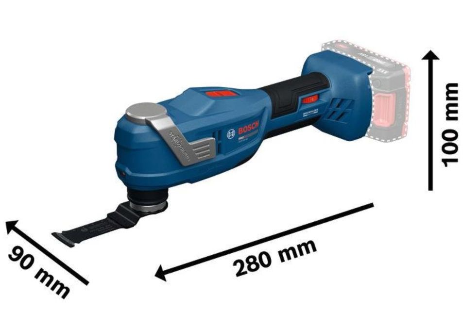 Акумулаторен мултитул Bosch - Professional, GOP 18V-30, Solo, с куфар