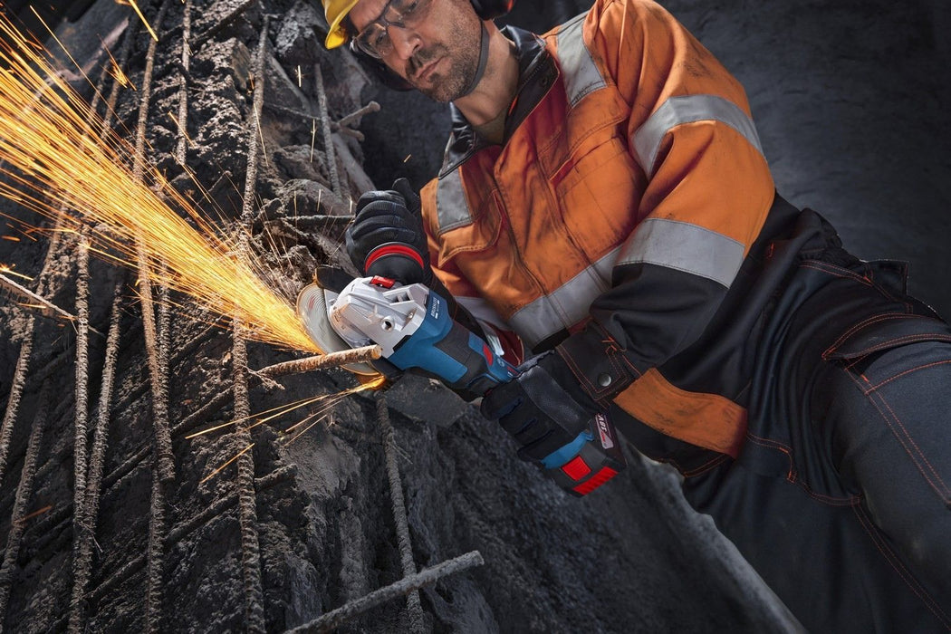Акумулаторен ъглошлайф Bosch - Professional, GWS 18V-11 PS, 125 mm, с куфар