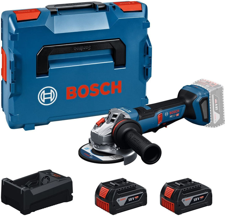 Акумулаторен ъглошлайф Bosch - Professional, GWS 18V-11 PS, 125 mm, с куфар