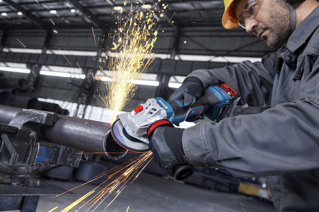 Акумулаторен ъглошлайф Bosch - Professional, GWS 18V-11 PS, 125 mm, с куфар