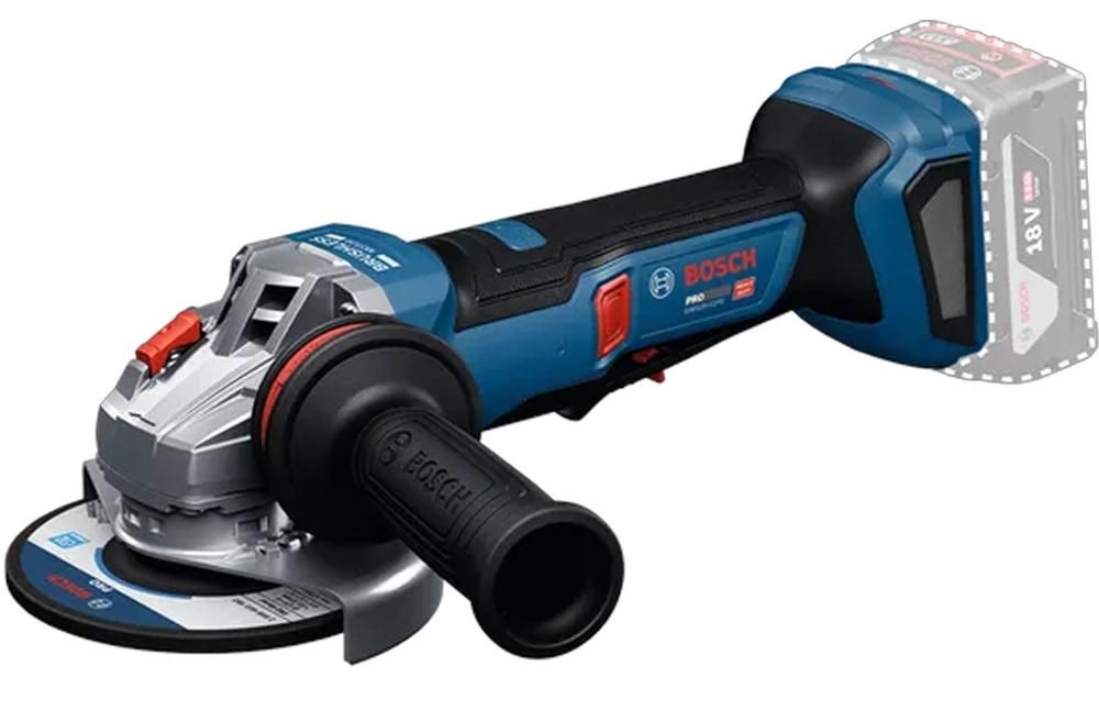 Акумулаторен ъглошлайф Bosch - GWS 18V-11 PS, 18 V, 125 mm, Solo
