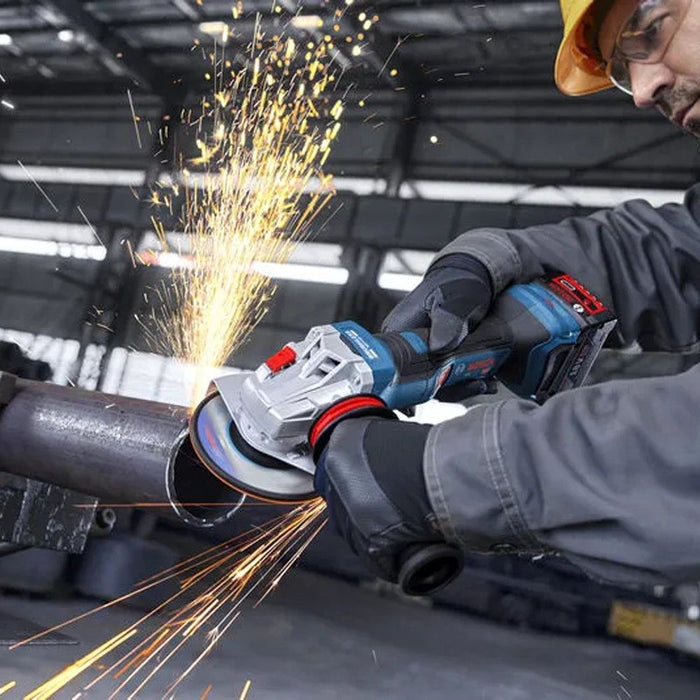 Акумулаторен ъглошлайф Bosch - GWS 18V-11 PS, 18 V, 125 mm, Solo
