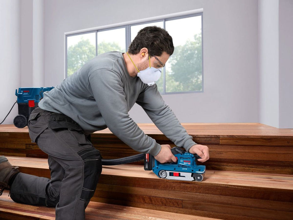 Акумулаторен лентов шлайф Bosch -Professional, GBS 18V-75, 18V, Solo