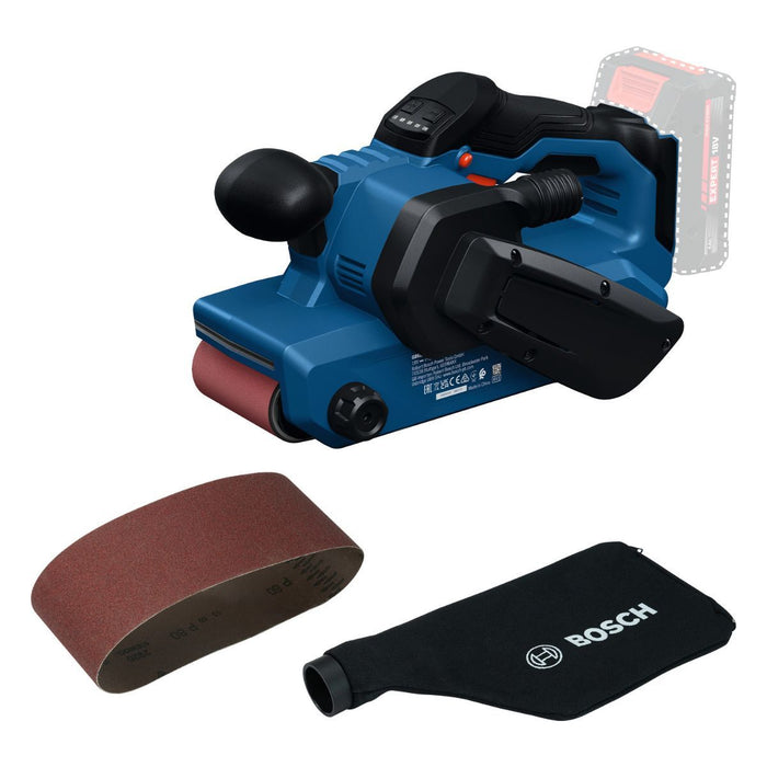 Акумулаторен лентов шлайф Bosch -Professional, GBS 18V-75, 18V, Solo