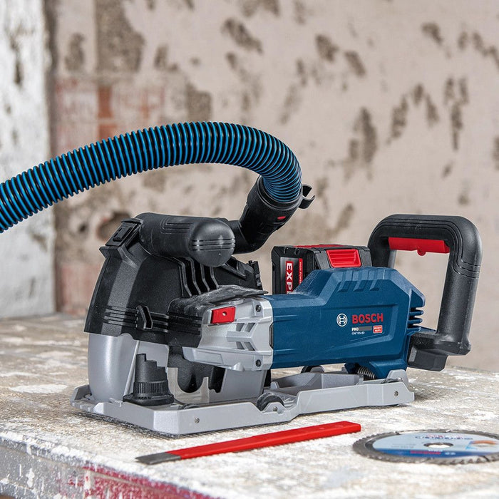 Акумулаторна фреза за канали Bosch - Professional, GNF 18V-40, Solo, с куфар
