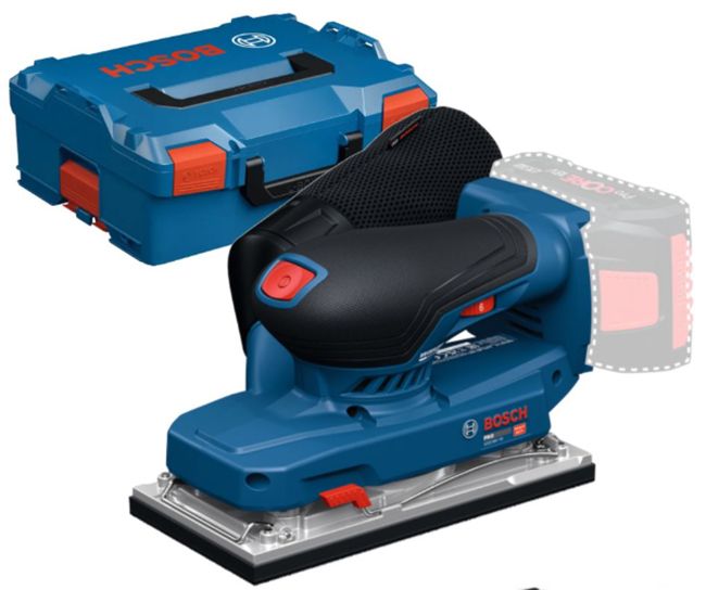 Акумулаторен виброшлайф Bosch - Professional, GSS 18V-18, Solo, с куфар