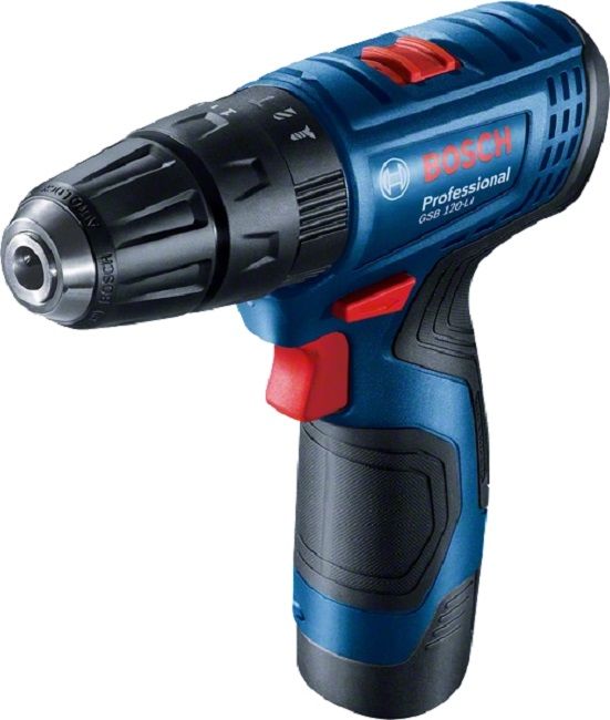 Акумулаторен винтоверт Bosch - Professional GSB 120-LI, 2 x GBA 12V 2.0Ah