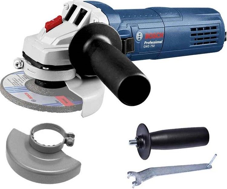 Ъглошлайф Bosch - Professional GWS 750, 750 W, Ø 115 mm