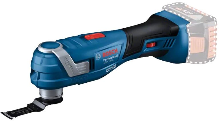 Акумулаторен мултишлайф Bosch - GOP 185-LI, без батерия и зарядно