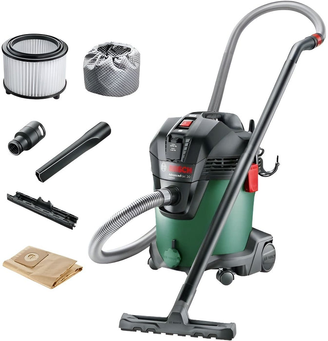 Прахосмукачка за мокро и сухо почистване Bosch - Advanced Vac 20, 1200W, 20 l