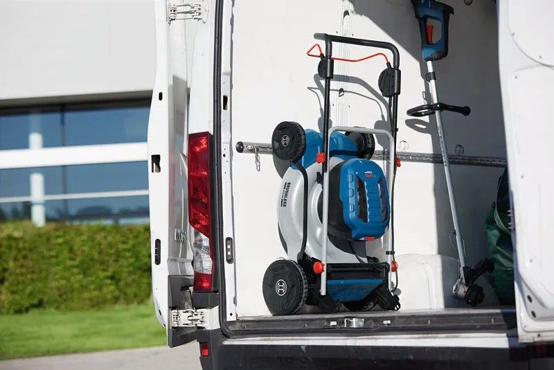 Акумулаторна косачка за трева Bosch - GRA 18V2-46, 3 в 1, без батерии