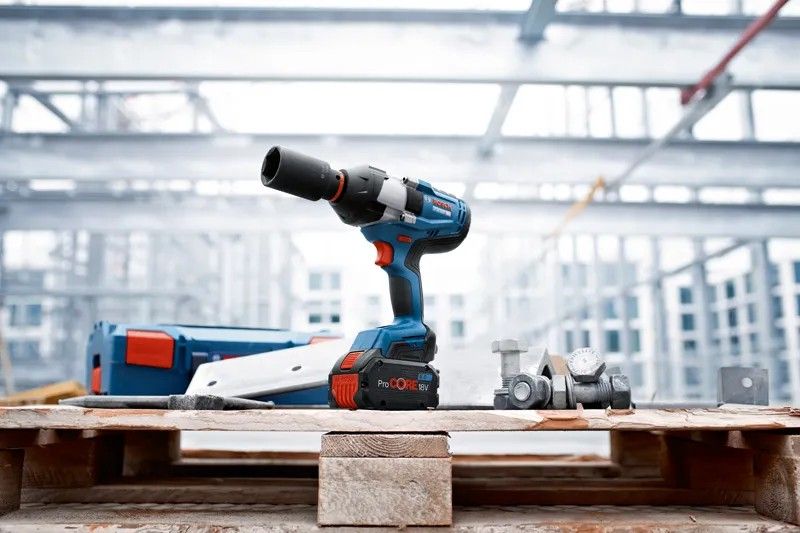 Акумулаторен гайковерт Bosch - GDS 18V-1050 H Professional, с батерии и зарядно