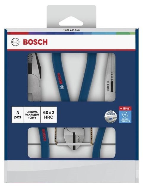 Комплект клещи Bosch - 1600A03DN3, 3 броя