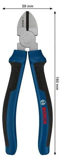 Клещи резачки Bosch - 1600A039RD, 160 mm