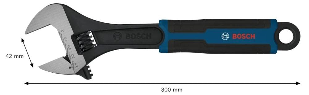Регулируем гаечен ключ Bosch - 1600A03B68, 300 mm
