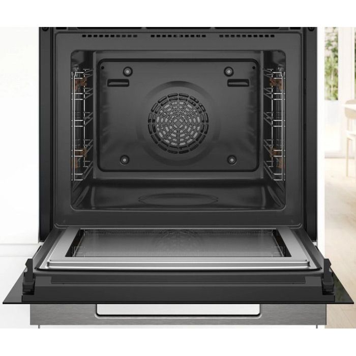 Фурна за вграждане BOSCH HMG7764B1, 67 л, Пиролиза, микровълни