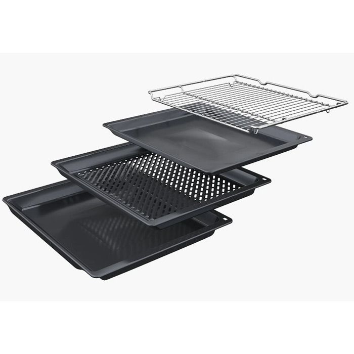 Фурна за вграждане BOSCH HMG7764B1, 67 л, Пиролиза, микровълни