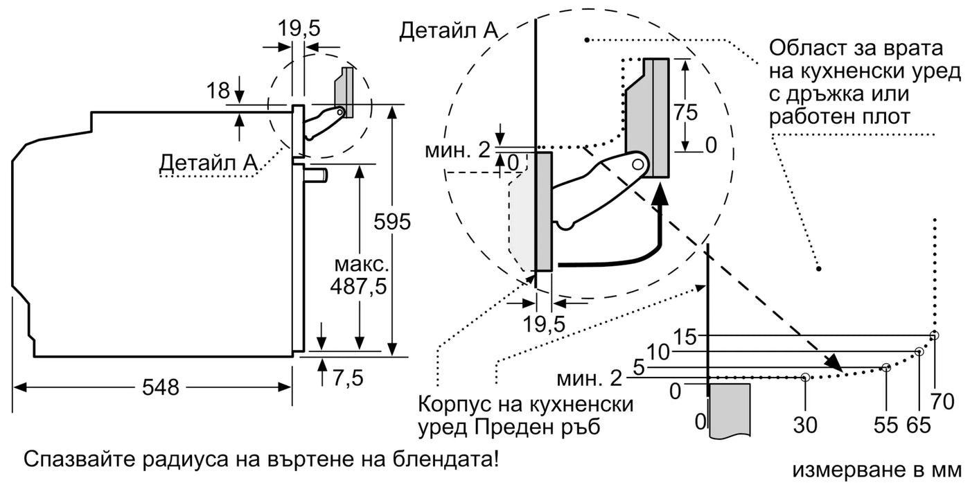 Фурна за вграждане BOSCH HRG7784B1