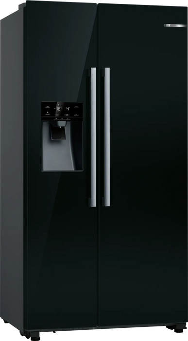 Хладилник с фризер BOSCH side-by-side KAD93ABEP, 562 л, NoFrost, 178.7 x 90.8 см черен