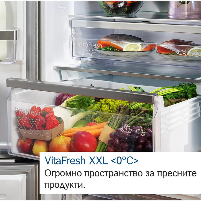 Хладилник с фризер BOSCH KGN397LEQ