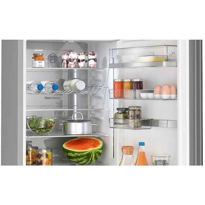Refrigerator, Bosch KGN39LBCF, SER6, FS fridge-freezer NoFrost, C, 203/60/66cm, 363l(260+103), 35dB(B), VitaFresh XXL, 0° drawer
