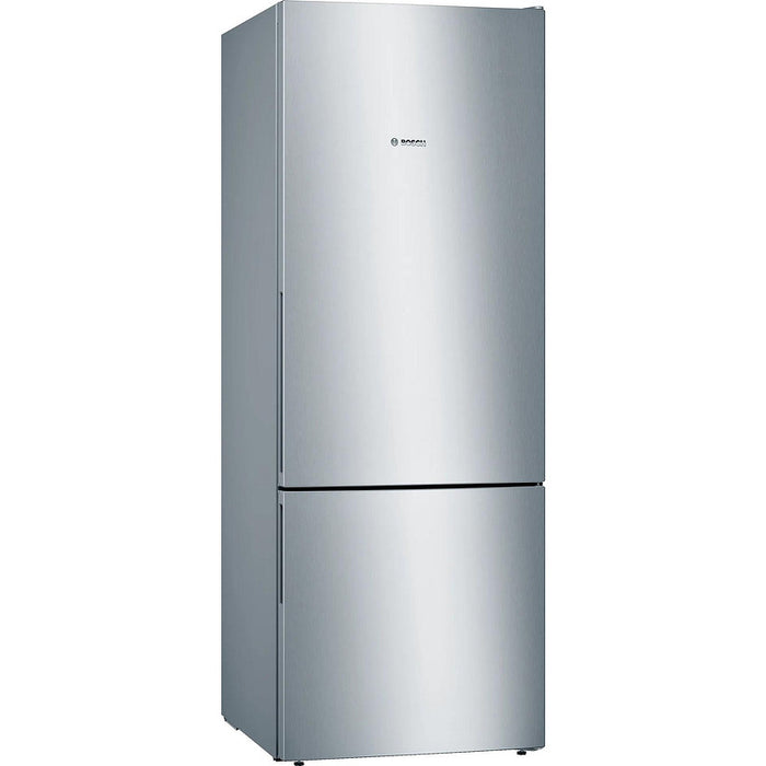 Refrigerator, Bosch KGV58VLEAS SER4 FS Fridge-freezer LowFrost E, 191/70/77cm, 500l(376+124), 40dB, VitaFresh, inox-look