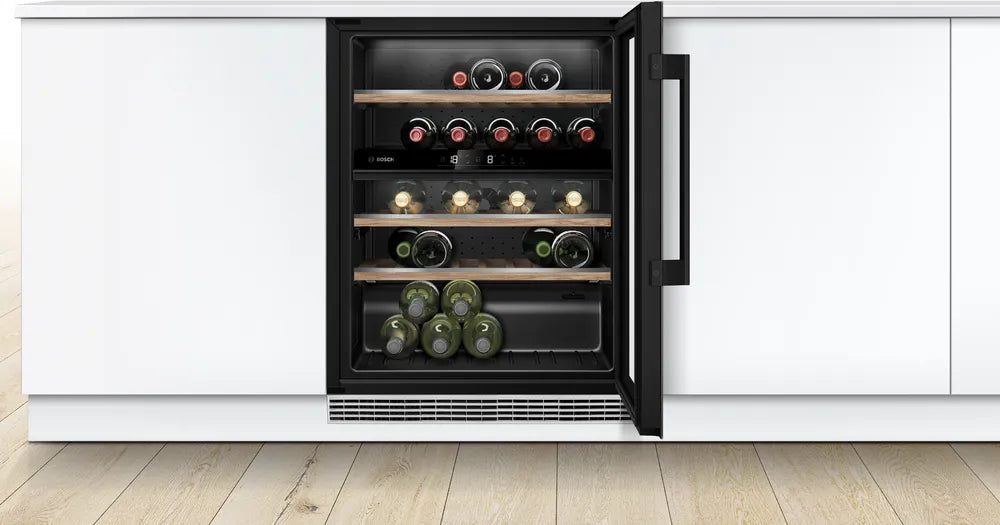 Виноохладител за вграждане BOSCH KUW21AHG0