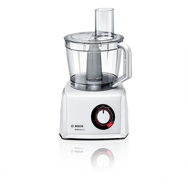 BOSCH MC812W872, Food processor, MultiTalent 8, 1250 W, add.Tritan blender, Juice extractor, Dough Tool,Whiter