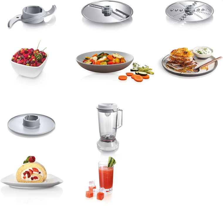 Кухненски робот Bosch MCM3200W + Сборник с рецепти Baby Chef