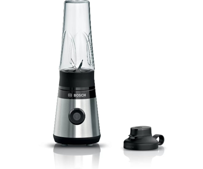 Bosch MMB2111M, Blender VitaPower Series 2, 0,6 L, 450 W, ToGo bottle from Tritan, Stainless steel