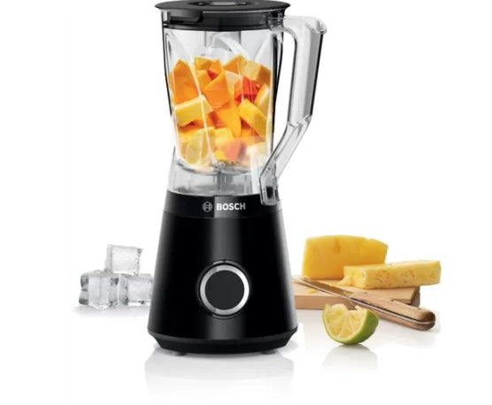 Blender, Bosch MMB6141B Series 4, VitaPower Blender, 1200 W, Tritan blender jug ​​1.5 l, Two speed settings and pulse function