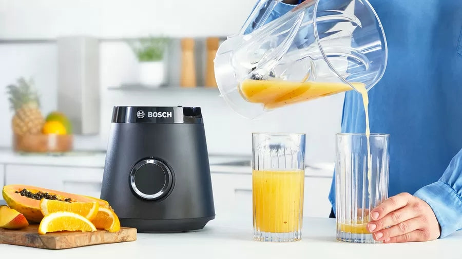 Blender, Bosch MMB6141B Series 4, VitaPower Blender, 1200 W, Tritan blender jug ​​1.5 l, Two speed settings and pulse function