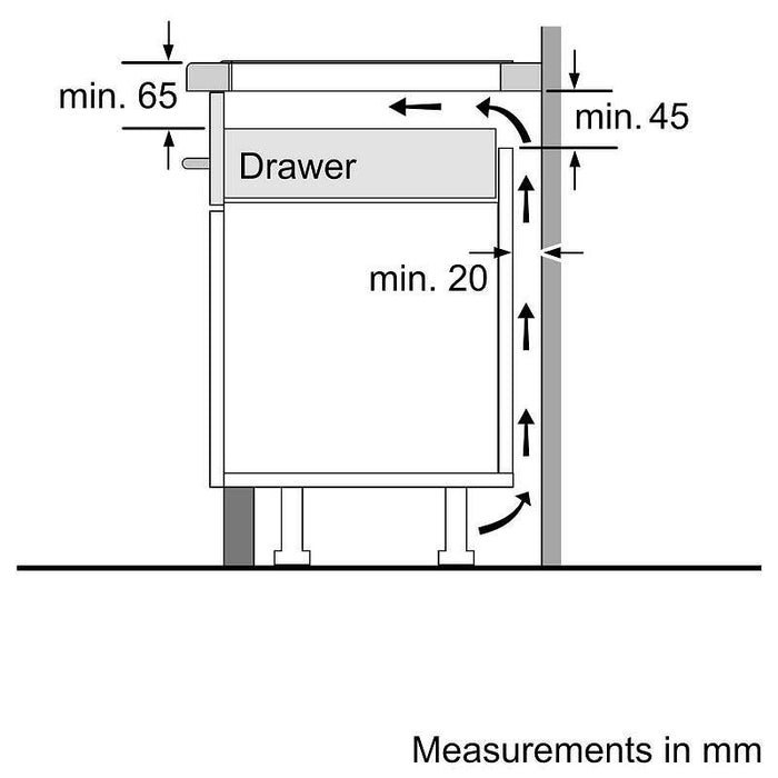 Плот за вграждане BOSCH PUC611AA5E