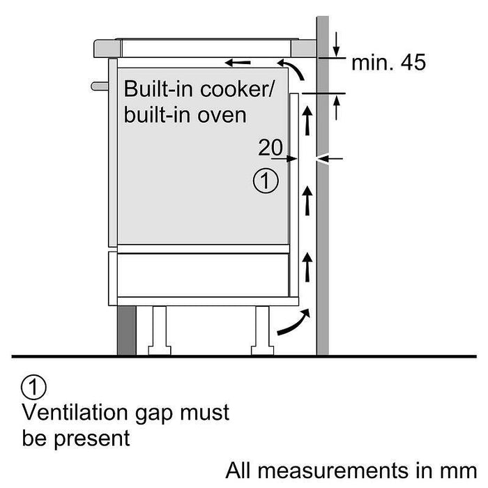 Плот за вграждане BOSCH PUC611AA5E