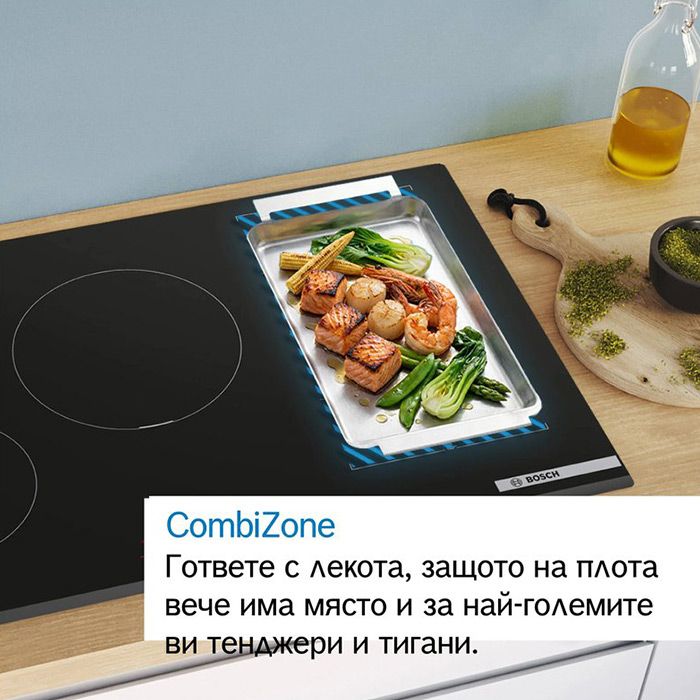 Индукционен плот с вградена вентилация BOSCH PVQ61AH26E