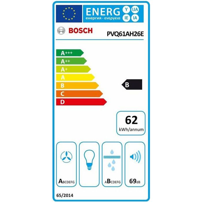Индукционен плот с вградена вентилация BOSCH PVQ61AH26E