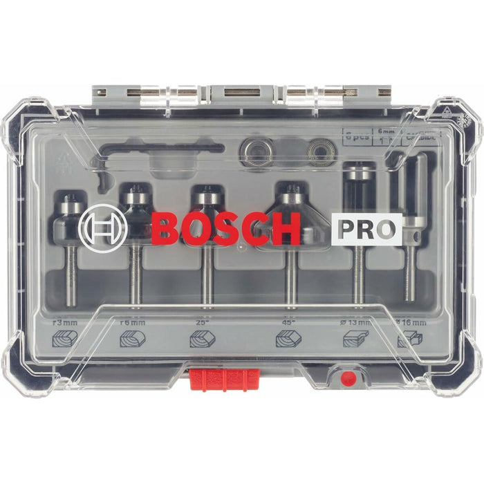 Комплект многофункционални фрези BOSCH 6 mm 6 Части