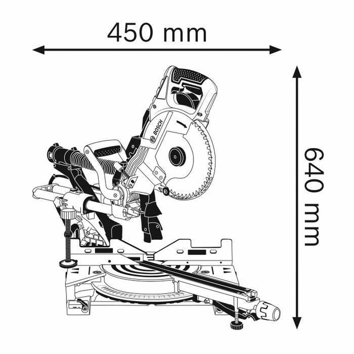 Циркулярен трион BOSCH 0601B19200 1600 W 230-240 V
