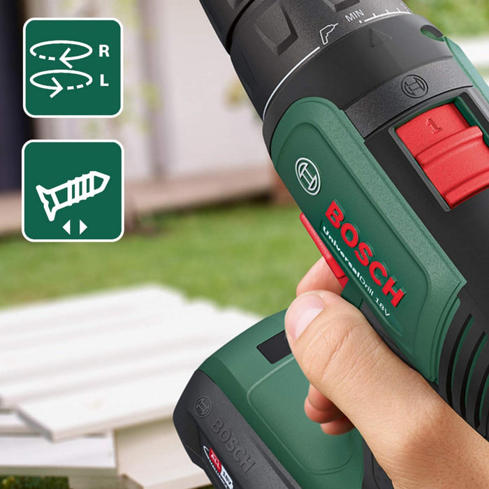 Стрелкаща бормашина BOSCH UniversalDrill Безжичен 18 V