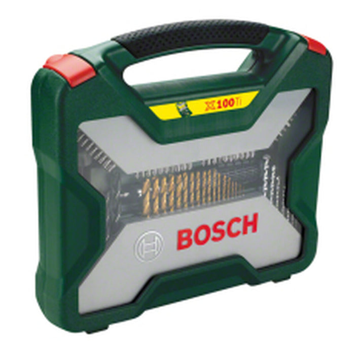 Drill bits and tits set BOSCH X-Line Box Titanium 100 Части