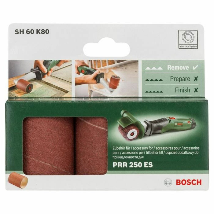 Belt sandpaper BOSCH 1600A0014P Texoro 60 mm 80 g (3 броя)
