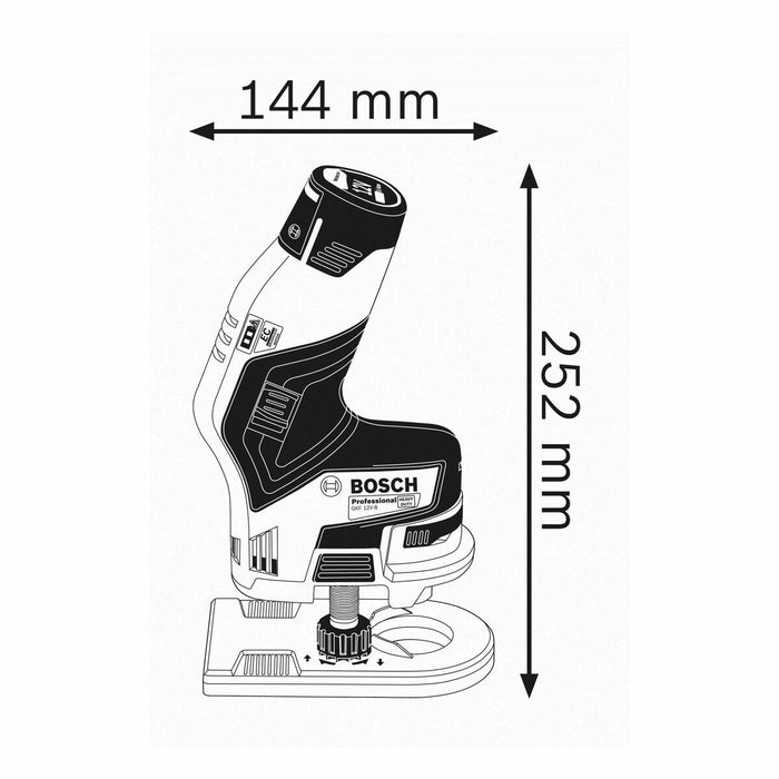 Машина за фрезоване на ръбове BOSCH GKF 12V -8 Professional 36 W