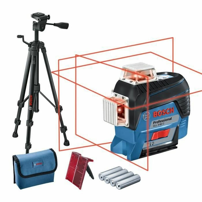 Лазерен нивелир BOSCH GLL 3-80 C Professional + BT 150