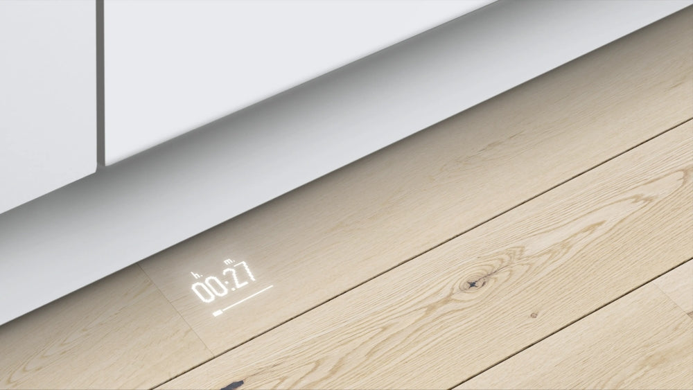 Bosch SMD6ECX21E, SER6, Съдомиялна машина с напълно вградена функция, A, EfficientDry, 9,0 л, 14 пълнежа, 7 пълнежа/5 пълнежа, 42 dB(B), Тиха работа 41 dB, 3-то чекмедже, OpenAssist, дисплей, Extra Clean Zone, TimeLight, HC