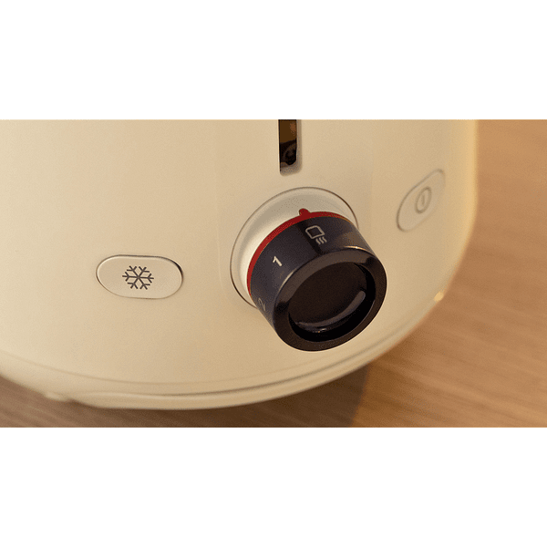 Bosch TAT2M127, Компактен тостер MyMoment, 950 W, Автоматично изключване, Настройка за размразяване и повторно затопляне, Интегрирана решетка за затопляне, Високо повдигане, Крем