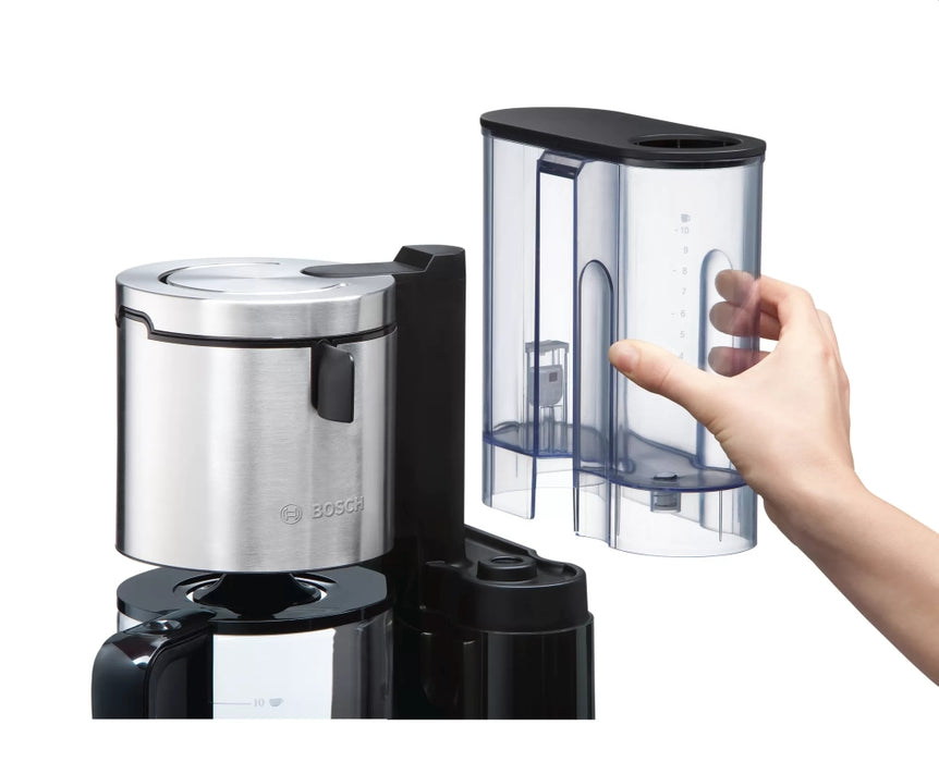 Bosch TKA8633, Coffee machine, Styline Black, Black
