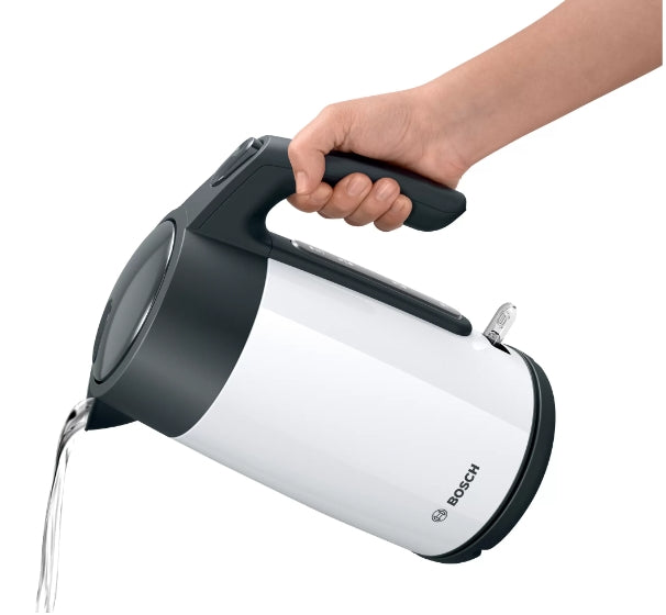 Bosch TWK7L461, Чайник, 2400 W, 1.7 l, Бял